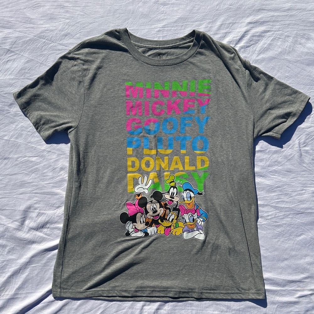 Women Gray Disney Character T-Shirt